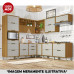 BALCAO NESHER CANTO 1P ABRIR IMPERATRIZ 93CM FREIJO / OFF WHITE 500363