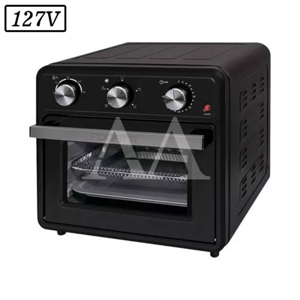 FORNO ELETRICO FOGATTI AIR FRYER 22L 127 PRETO