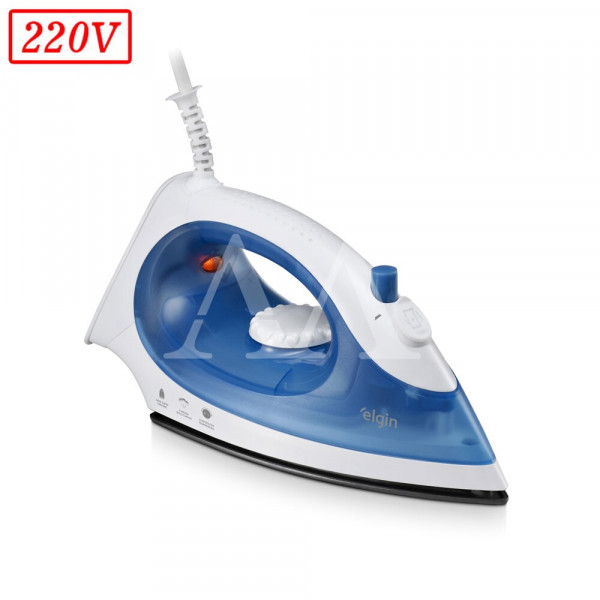 FERRO DE PASSAR ELGIN A VAPOR IRON PRESS 220V BRANCO/AZUL